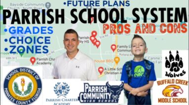 PARRISH FLORIDA SCHOOL SYSTEM OVERCROWDING SOLUTION, RATINGS, ZONES, CHOICE PROGRAM, FUTURE SCHOOLS